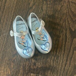 Mini Melissa/Cinderella toddler girls shoes, size 7, GUC